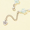 Alloy Heart with Word Pendant Necklace NJEW-FZ00004-13-4