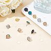 Unicraftale DIY Stud Earring Making Kits DIY-UN0002-28-4