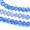 Transparent Painted Glass Beads Strands X1-DGLA-A034-T3mm-A01-4