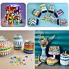 240Pcs 12 Colors Rainbow Iridescent Glass Cabochons DIY-CJ0003-10-7