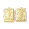 Rack Plating Brass Locket Pendants KK-F090-04G-1