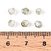 Transparent Spray Painted Glass Beads EGLA-N018-4mm-03-4