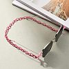 Personalized Nylon Cable Chain Necklaces NJEW-JN02940-02-5