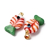 Handmade Lampwork Pendants LAMP-A007-01G-02-03-3