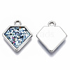 UV Plating Acrylic Pendants X-PACR-R245-07P-3