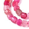 Dyed Natural Agate Beads Strands G-T138-211G-3