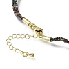 3.5MM Polyester Metallic Cord Braided Cord Necklace Making FB-CBAA152-01G-12-2