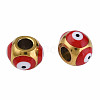 201 Stainless Steel Enamel Beads STAS-N087-59-01G-2