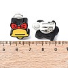 Christmas Theme Resin Clip-on Earrings EJEW-C170-02-4