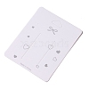 Paper Hair Clip Display Cards CDIS-F005-18A-3
