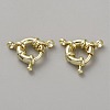 Brass Spring Ring Clasps KK-WH20010-003B-G-1
