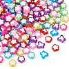 Beadthoven 480Pcs 12 Style Transparent Acrylic Beads TACR-BT0001-04-14