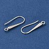 Brass Earring Hooks KK-H502-15S-2