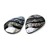 Natural Freshwater Shell & Black Lip Shell & Paua Shell Big Pendants SHEL-F007-06-3