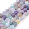 Natural Fluorite Beads Strands G-K292-01-1