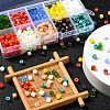 800Pcs 10 Colors Glass Beads GLAA-CJ0001-72-5