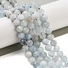 Natural Aquamarine Beads Strands G-L587-A02-05-1