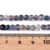 Natural Purple Fluorite Beads Strands G-N342-123-5