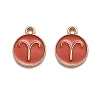 Alloy Enamel Pendants ENAM-S124-01B-12A-1