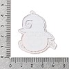 Printed Transparent Acrylic Pendants MACR-P043-A09-3