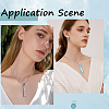 DIY Blank Dome Rectangle Pendant Kits DIY-SP0001-97-4