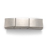 Tarnish Resistant 316 Surgical Stainless Steel Magnetic Clasps with Glue-in Ends STAS-F269-03MP-2