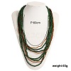 Bohemian Style Wood & Glass Seed Beaded Multilayer Long Necklaces for Women FS-WG013E3-01-5