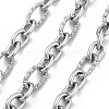 304 Stainless Steel Link Chains CHS-U002-01P-1