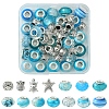 DIY Tibetan Style Alloy & Resin European Beads Making Finding Kits DIY-FS0006-78F-1