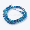 Natural Agate Beads Strands X-G-G580-8mm-05-2