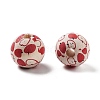 Fruit Theme Wood European Beads WOOD-M011-01E-2