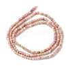 Natural Rhodonite Beads Strands G-F748-V01-3