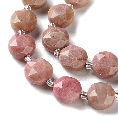 Natural Rhodonite Beads Strands G-C116-A179-01B-1