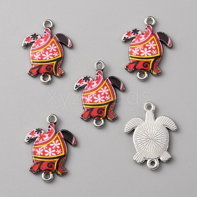 Zinc Alloy Enamel Connector Charms LS-FIND-WH0136-19H-1