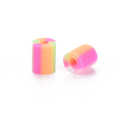 Fixed Mixed 3 Style Handmade Polymer Clay Beads CLAY-S096-012A-1
