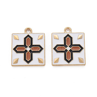 Alloy Enamel Pendants ENAM-T016-15-RS-1