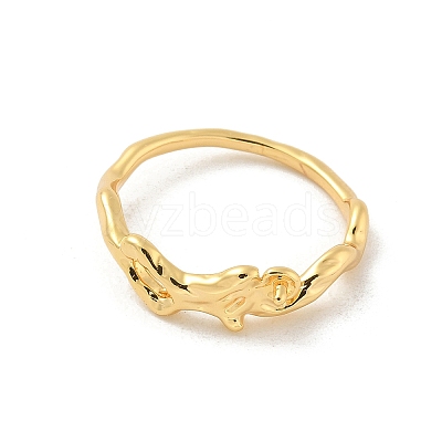 Brass Finger Ring Settings LS-KK-G518-05G-1