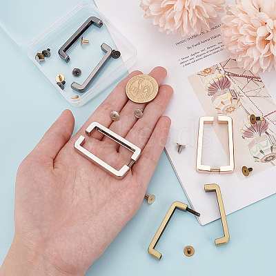 8 Sets 4 Colors Alloy Luggage Handle Pulls DIY-WR0002-18-1