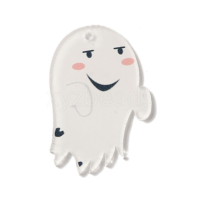 Halloween Printing Acrylic Pendants FIND-K017-05A-1