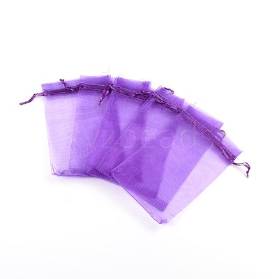 Organza Gift Bags with Drawstring OP-R016-10x15cm-20-1