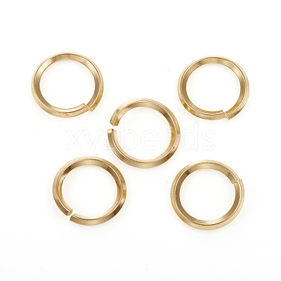 304 Stainless Steel Open Jump Rings X-STAS-G224-22G-06-1