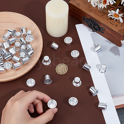 40Pcs Aluminum Candle Cup FIND-PH0024-90A-1