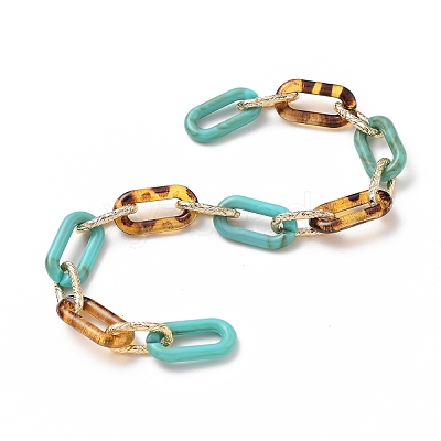 Handmade Acrylic Cable Chains AJEW-JB00701-02-1