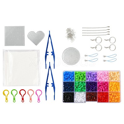 15 Colors DIY Fuse Beads Kit DIY-X0295-01C-5mm-1