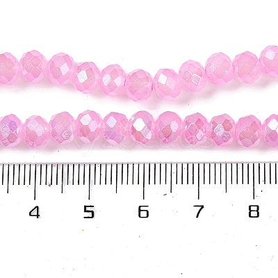 Baking Electroplate Glass Beads Strands LS-DGLA-A039-J10mm-B18-1