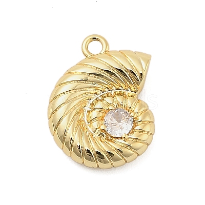 Brass Micro Pave Cubic Zirconia Pendants LS-KK-I380-05G-1