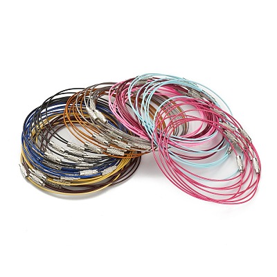 Steel Wire Bracelet Making TWIR-A001-M-1