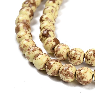 Synthetic Turquoise Beads Strands TURQ-F019-03I-1
