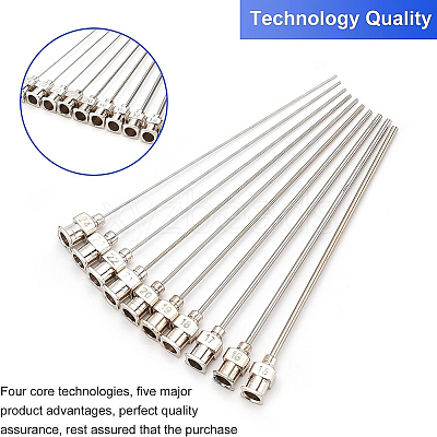20Pcs 10 Style Iron Dispensing Needles TOOL-BC0001-27-1