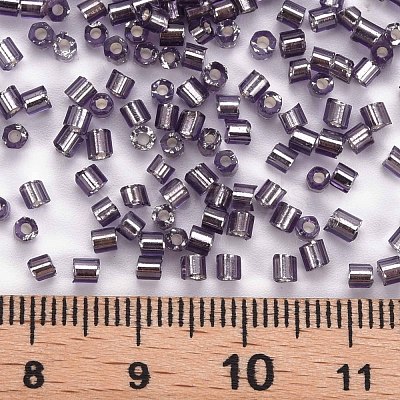 8/0 Glass Bugle Beads SEED-S032-07A-41A-1